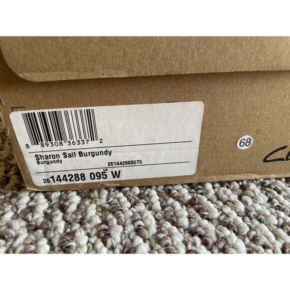 Clark’s Sharon Sail Burgundy women’s size 9.5 Wide - Picture 5 of 5